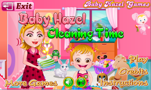 Download Baby Hazel Cleaning Time